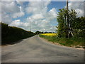 The way to Grange Farm, Cherry Burton Wold