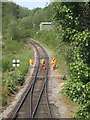 Maintenance gang walking the line