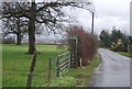 Footpath signposted off Chantler