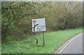 Road sign by the A267, Butcher