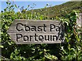 Coast path sign, Pine Haven