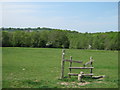 Unused stile near Elmhurst Farm