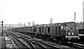 Down Class C fitted freight passing Rugby with two Type 1 Diesels