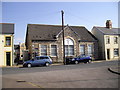 The rear (in Rutland St) of Cornwall St Baptist Church, Cardiff