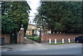 TQ2497 : Gated entrance, Monken Hadley by N Chadwick