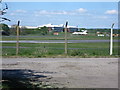 SJ8981 : Perimeter Fence, Woodford Aerodrome by Peter Turner