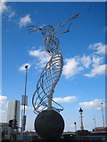 J3474 : Sculpture in Thanksgiving Square by Rod Allday