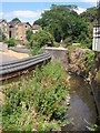 The Quaggy River west of Weardale Road, SE13