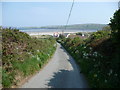 Lane above Poppit Sands