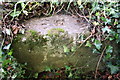 Benchmark on culvert top at Ardington turnoff from A417