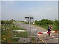 Claypole railway level crossing