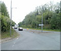 A4043 heads into Pontypool from Riverside Roundabout