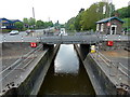 Netham Lock, Bristol - looking down the Feeder Canal