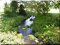 River Ore next to footbridge