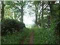 Footpath near Bull Close Farm