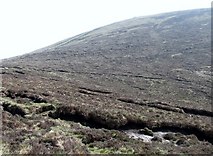 J3527 : The western slope of Slieve Donard from the col by Eric Jones