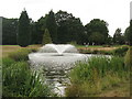 Small lake at Langley Park Golf Club