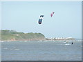 SH5380 : Kite surfing at Red Wharf Bay by Peter Barr