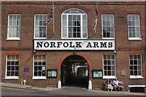TQ0107 : Norfolk Arms Hotel, Arundel by Stephen McKay