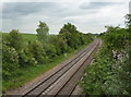 Railway line passing Hodthorpe