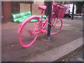 Pink bike in Monkville Avenue