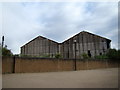 View of the former warehouses from East India Dock