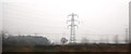 Pylon by the ECML north of Grantham