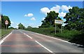 Llynclys Crossroads entrance sign