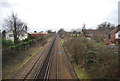 South Eastern Main Line seen from Whetsted Rd