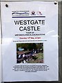 NY9038 : Notice Board, Westgate by Andrew Curtis