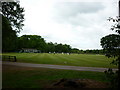 A cricket field at Follifoot, North Yorkshire