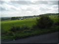 Fields seen from M6 motorway southbound