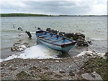 M1873 : Boat on Lough Carra by Oliver Dixon