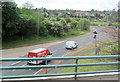 Roundabout at junction 5 M74