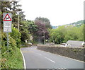 Potential hazard ahead for walkers on Hospital Road, Pontnewynydd