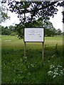 Glevering Mill Golf Course sign