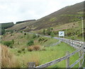 Side view of the A4233 heading north from Maerdy