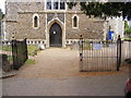 TM3055 : The Gates of All Saints Church by Geographer