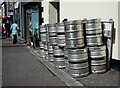 J5081 : Beer kegs, Bangor by Rossographer