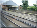 Streatham Hill carriage depot, from a southbound train