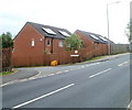 Solar panels, Avalon Court, Pontypool