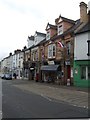 Shops at the bottom of Cross Street