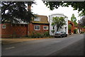 Mock mediaeval house on Coombe Hill Road