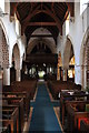 SU0996 : Interior of Down Ampney church by Philip Halling