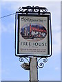 The Greyhound Inn sign