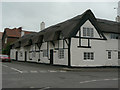 SK3825 : Thatched cottages on the corner of Potter Street and Castle Square by Alan Murray-Rust