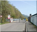 Factory entrance gates, Wattsville