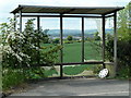 Bus shelter by Tibshelf Road