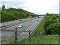 M1 motorway at junction 29, looking north