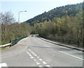 Crosskeys: B4251 crosses the Sirhowy